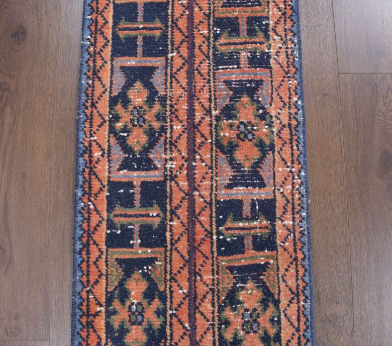 1x11 Handmade Patchwork Runner Rug