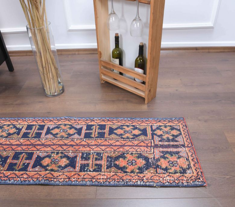 1x11 Handmade Patchwork Runner Rug