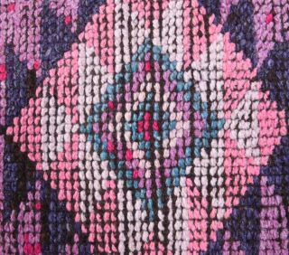 Vintage Hand-Knotted Runner Rug - Thumbnail