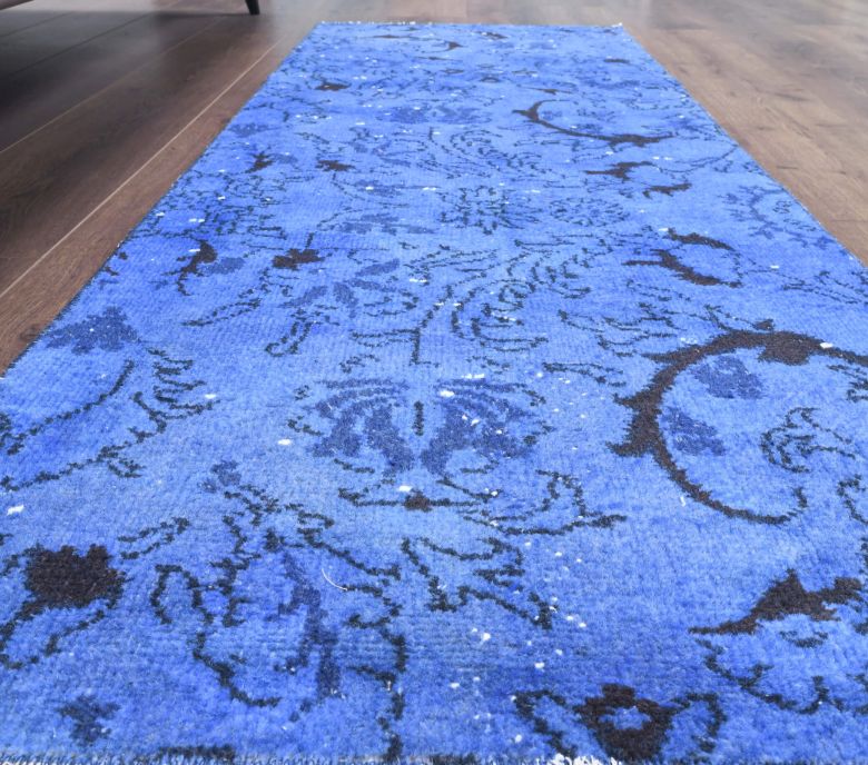 Vintage Blue Runner Rug