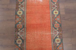 2x9 Bordered Vintage Runner Rug - Thumbnail