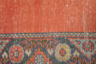 2x9 Bordered Vintage Runner Rug - Thumbnail