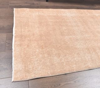 Vintage Brown Runner Rug - Thumbnail