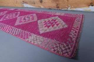 Vintage Purple Runner Rug - Thumbnail