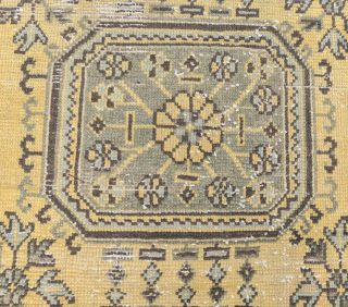 Vintage Runner Yellow Rug - Thumbnail