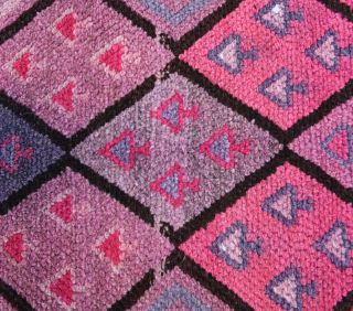 Vintage Hand-Knotted Runner Rug - Thumbnail