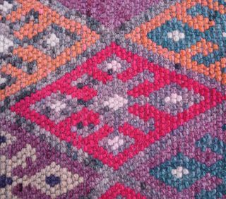 Vintage Hand-Knotted Runner Rug - Thumbnail