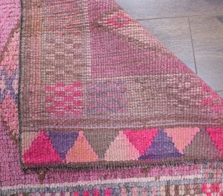 Vintage Long Herki Runner Rug - Thumbnail