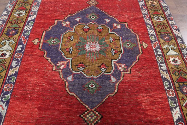 Vintage Red Runner Rug