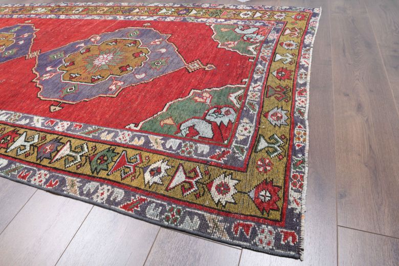 Vintage Red Runner Rug