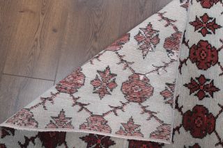 Ikat Design Vintage Area Rug - Thumbnail