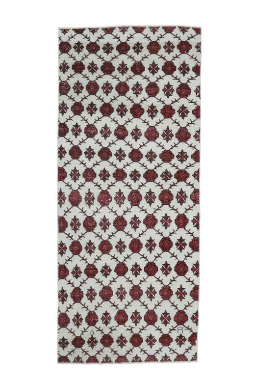 Ikat Design Vintage Area Rug