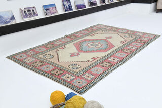 Handmade Vintage Area Rug - Thumbnail