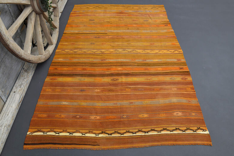 Earth Color - Handmade Vintage Area Rug