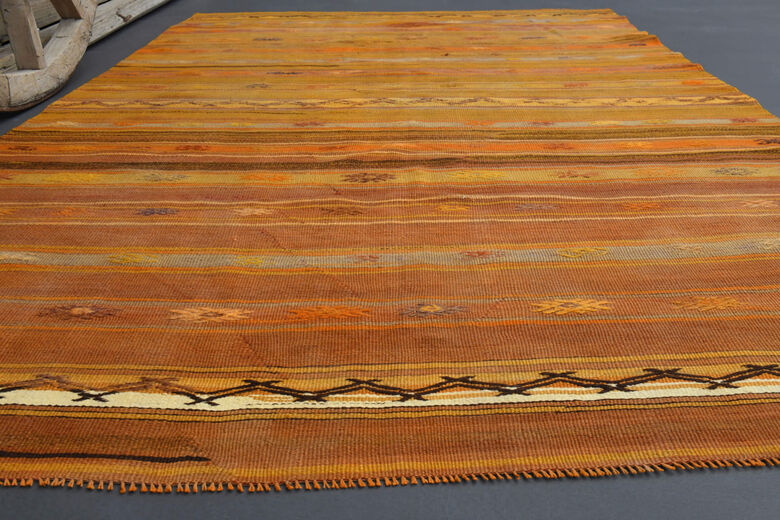 Earth Color - Handmade Vintage Area Rug