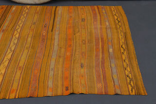 Earth Color - Handmade Vintage Area Rug - Thumbnail