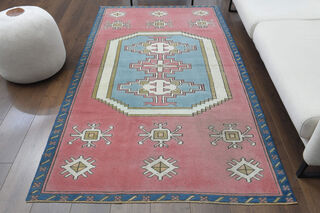 Handmade Vintage Area Rug - Thumbnail