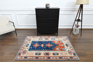 Handmade Vintage Area Rug - Thumbnail