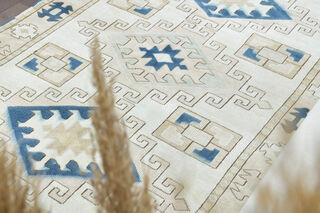 Handmade Vintage Area Rug - Thumbnail