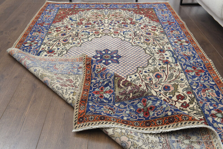 Handmade Vintage Area Rug