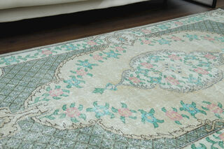 Handmade Vintage Area Rug - Thumbnail