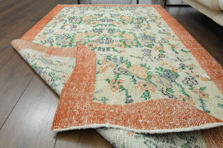 Handmade Vintage Area Rug - Thumbnail