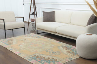 Handmade Vintage Area Rug - Thumbnail