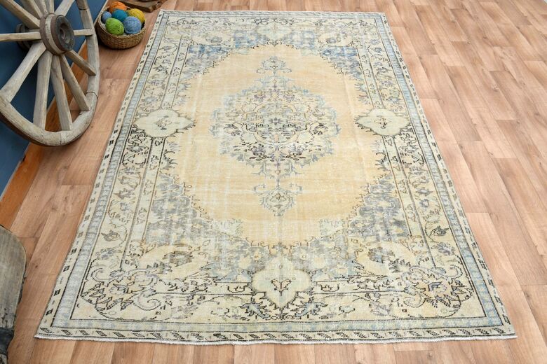 Washable Vintage Area Rug