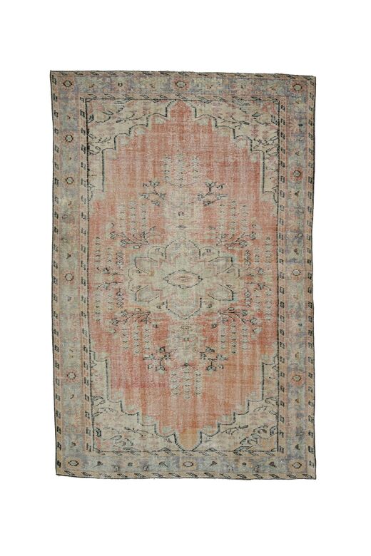 Orange Oriental Area Rug