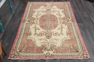 Handmade Vintage Area Rug - Thumbnail