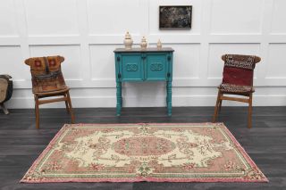 Handmade Vintage Area Rug - Thumbnail