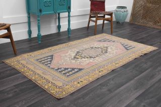 Handmade Vintage Area Rug - Thumbnail