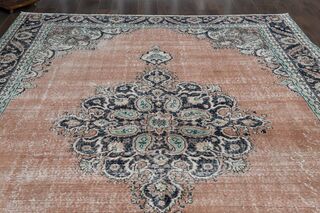 Orange Brown Area Rug - Thumbnail