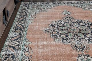 Orange Brown Area Rug - Thumbnail