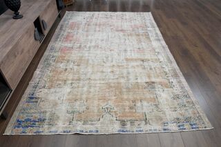 Faded Orange Pink Rug - Thumbnail