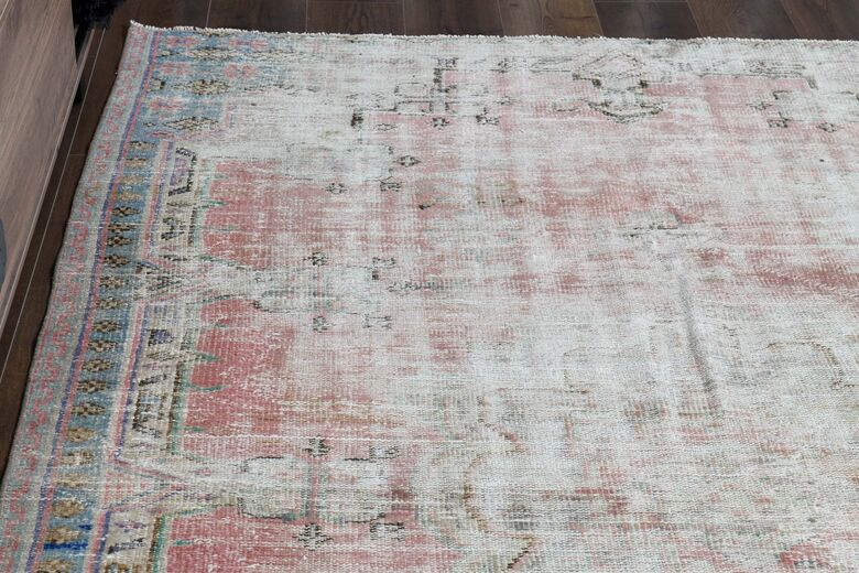 Faded Orange Pink Rug