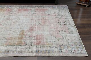 Faded Orange Pink Rug - Thumbnail