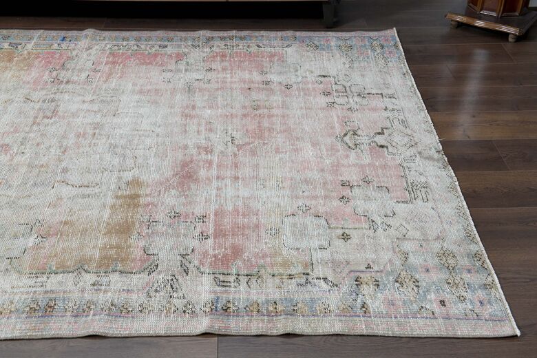 Faded Orange Pink Rug