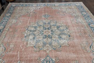 Pink Blue Area Rug - Thumbnail