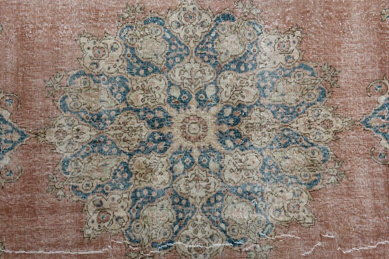 Pink Blue Area Rug