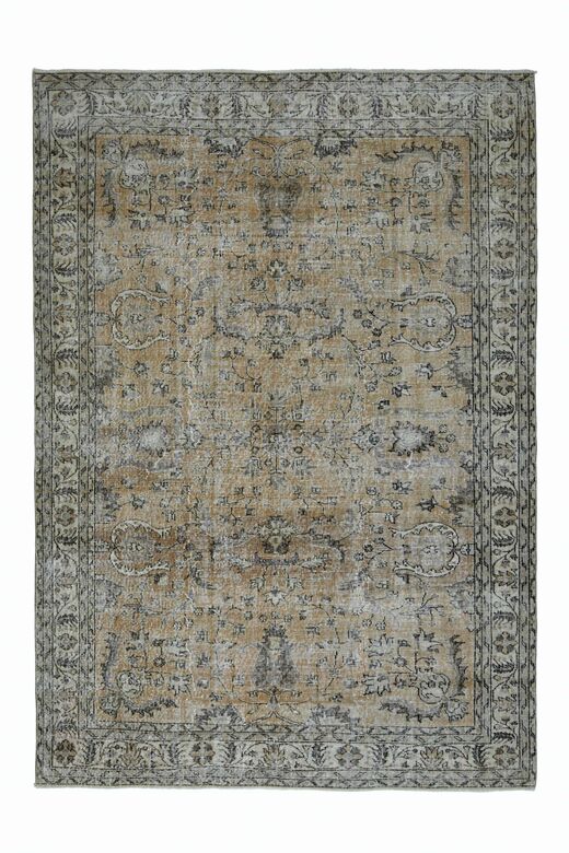 Orange Brown Area Rug