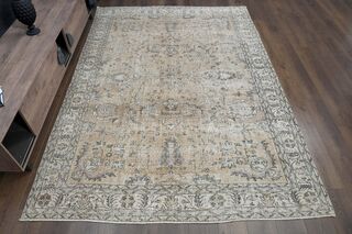 Orange Brown Area Rug - Thumbnail