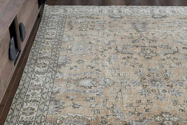 Orange Brown Area Rug