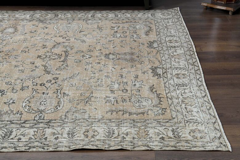 Orange Brown Area Rug