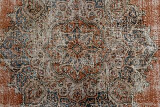 Medallion Handwoven Antique Rug - Thumbnail