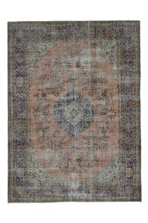 Turkish Floral Area Rug - Thumbnail