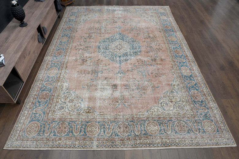 Turkish Floral Area Rug