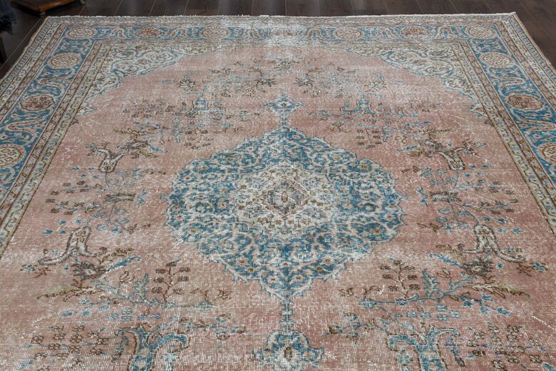 Turkish Floral Area Rug