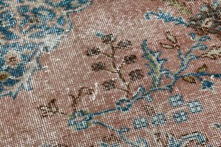 Turkish Floral Area Rug - Thumbnail