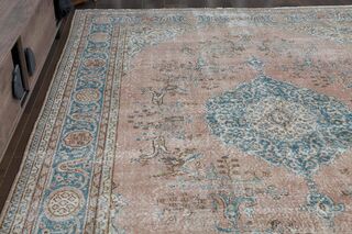 Turkish Floral Area Rug - Thumbnail